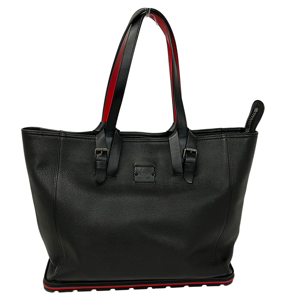 Christian Louboutin Shoulder Bag Black Red